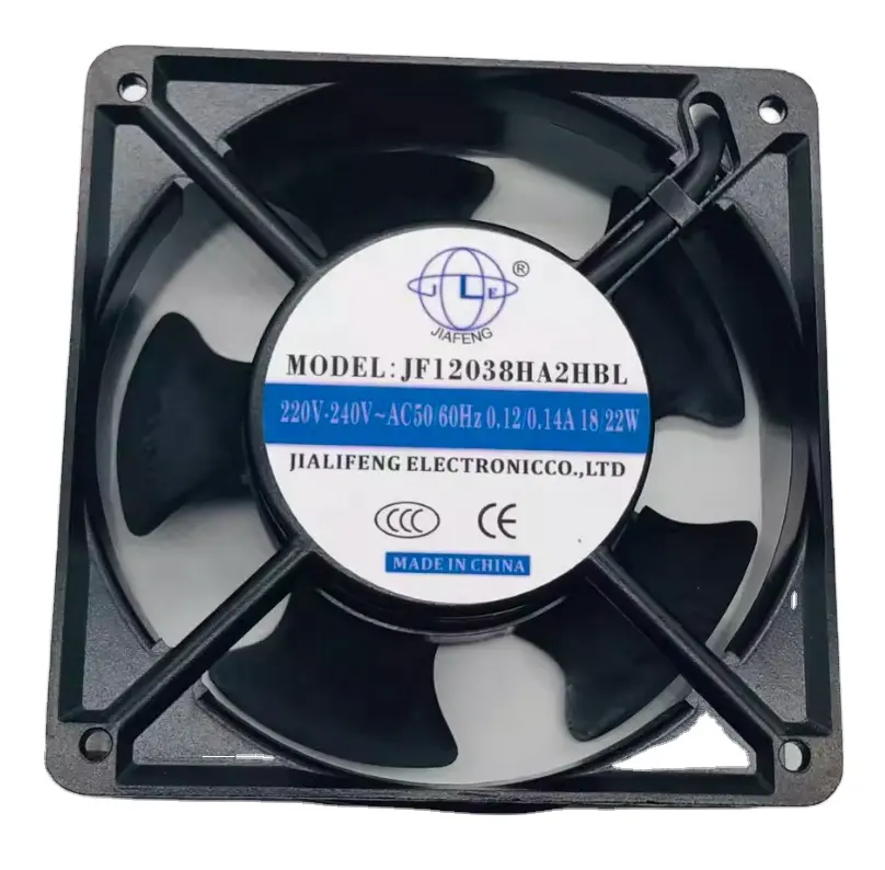 Eksenel Fan 120*120*38 220V Dc fırçasız soğutma fanı JF12038HA2HBL