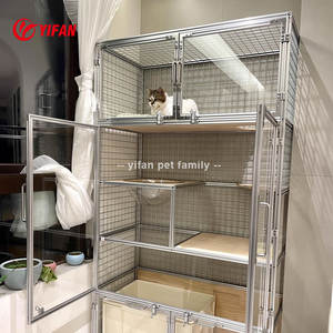 Chenil en métal pliant <span class=keywords><strong>de</strong></span> haute qualité Cage <span class=keywords><strong>pour</strong></span> chien <span class=keywords><strong>de</strong></span> compagnie intérieure respirante avec double porte à faible coût Transport Dog House petite taille - Product Image 1