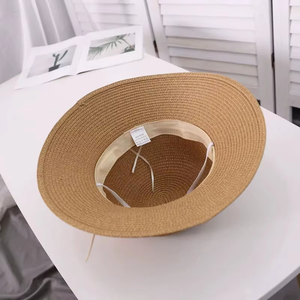 Sombrero de <span class=keywords><strong>Paja</strong></span> Ecológico Plegable con Visera para el Sol, Ideal para Viajes, Playa, Sombrero de <span class=keywords><strong>Paja</strong></span> con Diseño de Fresa - Product Image 3