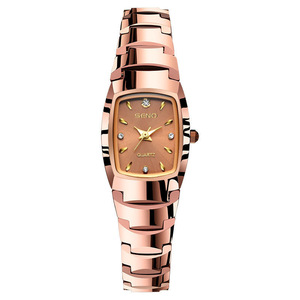 Reloj de pulsera para mujer, estilo estudiante, con incrustaciones de diamantes, moderno, resistente al agua, reloj de cuarzo - Product Image 5