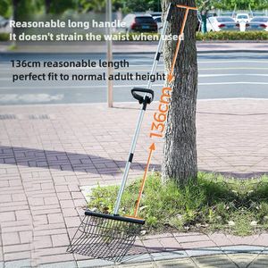 Cuchara para caca de pollo de acero inoxidable resistente de 10 pulgadas 3 en 1 pala de arena ajustable herramienta de limpieza de gallinero de 36 pulgadas - Product Image 6