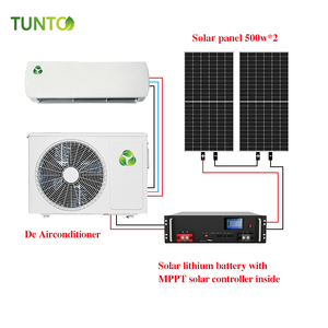 Nouvelle Offre Promotionnelle Prix Usine Climatiseur Solaire Split 12000BTU 18000BTU 100% Autonome 24h/24 avec Panneaux et Batterie T2-35GW/ND - Product Image 2