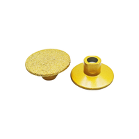 CHENGHO Tête de meulage plate brasée Diamant+Acier Grain 60/80 pour le polissage des carreaux de quartz et des joints de comptoirs sur meuleuse d'angle