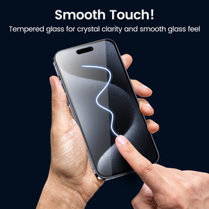 ฟิล์มกันรอยหน้าจอ Apple ความคมชัดสูง ป้องกันรอยนิ้วมือ ป้องกันการตกกระแทก สำหรับ iPhone 17/16 Pro Max/15/14/13/12/11 - Product Image 6