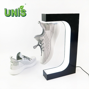 UNIS new design magnetic rotating levitation floating shoe magnetic shoe box storage