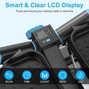Alat Fitness Stepper Hidrolik Pembakar Lemak Tubuh Penuh untuk Latihan di Rumah dengan Monitor LCD - Product Image 5