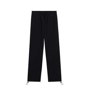 Pantalones de chándal informales para hombre para otoño Pantalones largos ligeros con cintura elástica Patrón recto y ropa de calle frontal plana - Product Image 3