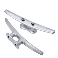 Étrier à corde galvanisé à chaud à base ouverte, étrier de quai, quincaillerie marine pour étriers et raccords marins