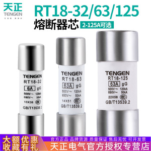 Fusible Tengen Rt18 6A 63A 500V 690V Tipo Gg con Certificación Ccc para Protección Eléctrica - Product Image 5