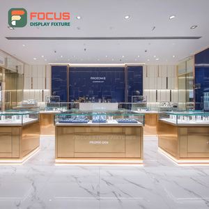 Système de vitrine de présentation de bijoux haute visibilité, surface polie, pour magasin de bijoux, armoire à bijoux - Product Image 3
