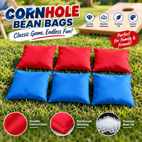 Ensemble de jeu de Cornhole miniature pliable et léger avec logo personnalisé, pour lancer de sacs de coton sur table, pour la famille, les amis, les fêtes, intérieur et extérieur, vente en gros
