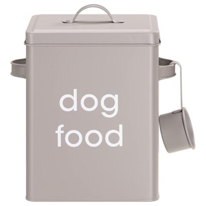 Contenant à friandises pour animaux de compagnie mignon avec ensemble de cuillères seau à nourriture pour chiens avec couvercle et poignée bac de rangement pour animaux de compagnie pour petits chiens chats nourriture sèche fraîche - Product Image 5