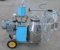 Machine à traire les vaches électrique portable à un seul barillet pour l'élevage laitier à petite échelle