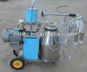 เครื่องรีดนมวัวแบบพกพา ใช้ไฟฟ้า ถังเดี่ยว สำหรับฟาร์มโคนมขนาดเล็ก - Product Image 1