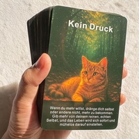 Vente en gros de cartes d'oracle German Mystic Forest, jeu de 48 cartes, 300 GSM, 8x12 cm, avec boîte, OEM ODM