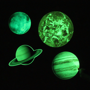 Huỳnh quang giáng sinh Halloween dán <span class=keywords><strong>Glow</strong></span>-<span class=keywords><strong>in</strong></span>-<span class=keywords><strong>The</strong></span>-<span class=keywords><strong>Dark</strong></span> sáng Vinyl Logo Sticker Phòng ngủ trần trang trí - Product Image 4