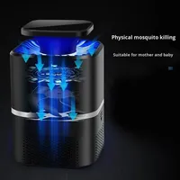 Anti-moustiques de dortoir à LED en PP, alimenté par USB, technologie à ondes lumineuses électriques, pour chambre à coucher domestique, non toxique, anti-chute
