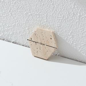 ที่รองแก้วหินอ่อนหินอ่อนหินอ่อนหินอ่อนหินอ่อนหินอ่อนหินอ่อนหินอ่อนหินอ่อนหินอ่อนหินอ่อนหินอ่อนหินอ่อนทรงกลมสำหรับตกแต่งโต๊ะและป้องกันเครื่องดื่ม - Product Image 4