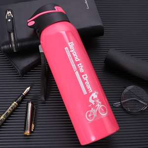 500ML tazza termica in acciaio inox sottovuoto Sport tazza di tè in paglia di caffè termiche tazze per auto bicchieri termici termali - Product Image 2