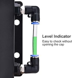 Tanque de radiador de aluminio negro de 1L Depósito de desbordamiento y expansión universal Tanque de desbordamiento de refrigerante - Product Image 4