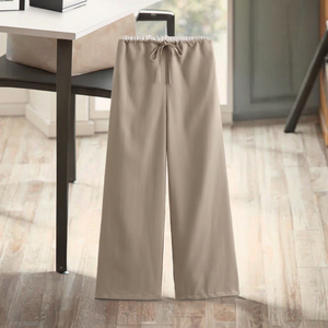 Pantalon décontracté à la cheville pour femme PB&ZA, nouvelle mode automne 2024, style vintage, taille élastique, respirant, en mousseline de soie, antistatique, pour le loisir - Product Image 2