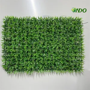 Warna rumput buatan vertikal terbaru, rumput buatan eksternal, warna dinding vertikal 40cm X 60cm, dekorasi tanaman dinding Ivy rumah taman dan dalam ruangan