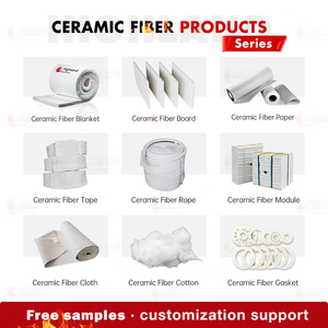 Usine personnalisée 1350°C couverture en fibre céramique <span class=keywords><strong>de</strong></span> bonne stabilité thermique pour fours à haute température - Product Image 6