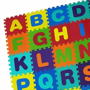 ABC123字母表婴儿儿童软EVA泡沫拼图36个游戏垫