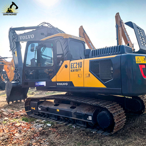 Excavadora de orugas compacta y rentable Alta eficiencia y bajo costo Excavadora usada Volvo EC210 para proyectos pequeños y medianos - Product Image 3