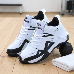 Nouvelles Chaussures de Basketball Montantes en Cuir Tendance pour Hommes – Baskets de Sport Athlétiques à la Mode – Vente en Gros pour Magasins de Chaussures - Product Image 3