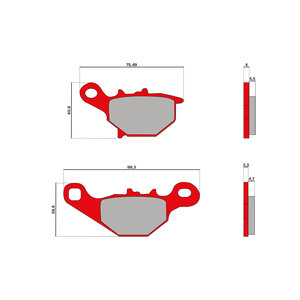ผ้าเบรค Mhr - Product Image 1