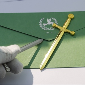 Cortador de cartas promocional con diseño de moda, cuchillo manual retro pequeño de cristal con función de aumento, cortador de tarjetas promocional B - Product Image 4