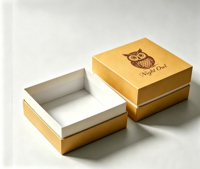 Boîte d'emballage personnalisée en carton blanc vide pour pot à bougie avec insert en EVA