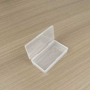 Transparent Rectangular Plastic <b>Storage</b> <b>Box</b> 12.4 X 6.4 X 2.5 Cm For Jewelry Tools Parts Packaging - Product Image 3