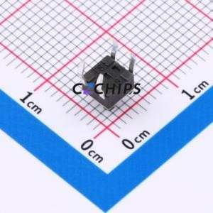 SMG-02-H045A1 Tactile Switch Through hole Component (THT)-4P,4.5x4.5mm Switch Single Pole Single Throw Round Button 2.5N 4.5mm - Product Image 2