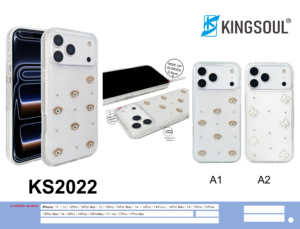 Coque de téléphone Ins Style créative avec yeux scintillants en TPU+PC, support magnétique, protection 360° pour 17/16 Pro Max/15/14 KingSoul - Product Image 3