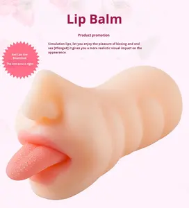 Jrui Aide à la masturbation masculine, jouet sexuel pour adultes, godet de masturbation, fonction d'exercice du pénis, 100% étanche, silicone moulé, 515g, Série L1 - Product Image 6
