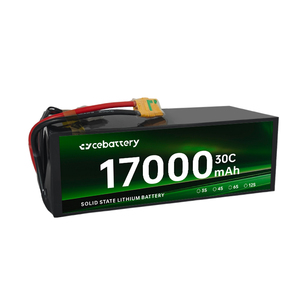 Batería de Alta Densidad de 350 Wh/kg, 6s 7S 8S 12S 14S 11000 mAh 17000 mAh, Baterías de Estado Sólido para Drones, Hexacópteros y Cuadricópteros, 10000 mAh-6S - Product Image 1