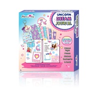 Ensemble de journal DIY licorne, 80 pages, avec autocollants, marque-pages et plus, kit créatif pour filles pour décorer, cadeau d'anniversaire