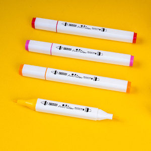 Vernice laterale Double-face alcol oleoso tuffo grande 2 pezzi doppia testa doppia grafica pennarello per acquerello - Product Image 1