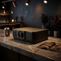 Projecteur laser ultra-lumineux LC1000U, 10000 lumens ANSI, contraste 100000:1, home cinéma portable avec support flexible