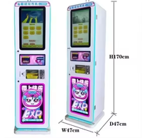 Distributeur automatique de parc d'attractions en laiton en métal Arcade ATM Distributeur de pièces de monnaie Carte de crédit Bill Coin Exchange Currency Conversion Feature