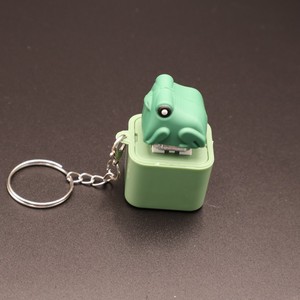 Cute <b>Duck</b> Frog-Shape Pop up Keychain LED <b>Light</b> Sound Novelty Toy Key Ring for Kids Party Favor Gift Fun Stress Relief Toy - Product Image 5