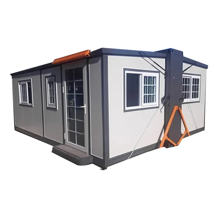 Nouveau design personnalisé 20 30 40 pieds hangar de luxe flatpack petite maison mobile modulaire préfabriquée maisons conteneurs préfabriquées