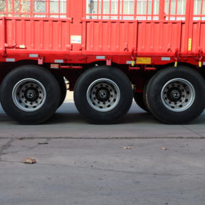 Semi-remorque à paroi latérale/cargo de 12 m/14 m/16 m/18 m pour marchandises en vrac/animaux/légumes/fruits - Product Image 4