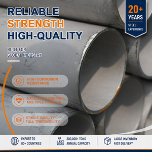 Tubería de Acero Inoxidable ASTM A312, Biselada 321 430 No.4, Laminada en Frío, 21.3mm 3.0mm, Pulida, para Procesamiento Químico - Product Image 1