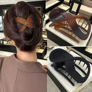 Ella comparte pinza de pelo de cordón francés plano para mujeres elegantes pasadores de plátano diademas para accesorios gruesos para el cabello niñas - Product Image 2