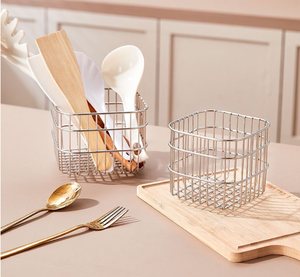 Panier <span class=keywords><strong>de</strong></span> rangement multifonctionnel en acier inoxydable, panier à fruits et légumes pour la maison, panier <span class=keywords><strong>de</strong></span> rangement pour cosmétiques <span class=keywords><strong>de</strong></span> cuisine - Product Image 4
