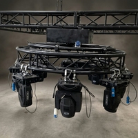 Structure de scène rotative en alliage d'aluminium avec système de levage pour discothèque et bar