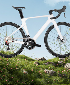 Bicicleta de Carretera de Carbono Ultraligera de 9.2 kg, 2x11 Velocidades, Frenos de Disco Hidráulicos, Ruedas de Carbono Aero 700C, Cableado Interno, para Carreras - Product Image 6